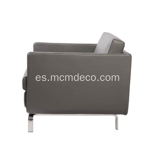 Modern Gaia sillón de cuero de brazo alto réplica